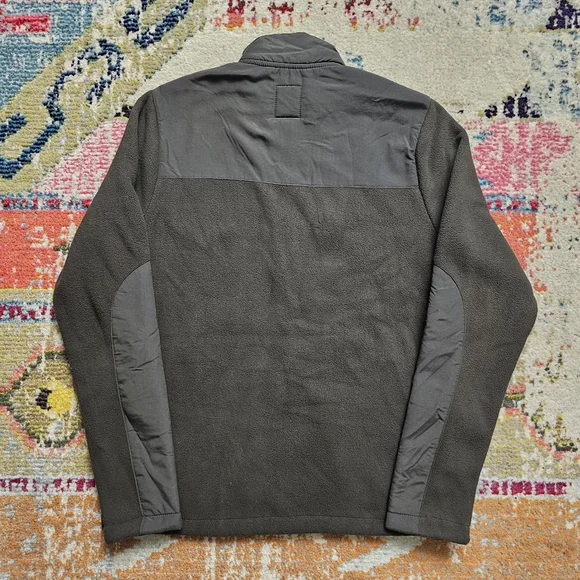 Vuori Morrow Sherpa Jacket Men Small Dark Oregano Green Long Sleeve Full Zip - Picture 11 of 15